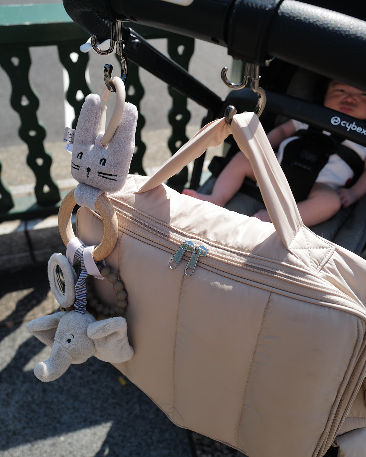 【予約販売限定カラー】quilting mothers pouch bag　-LATTE-